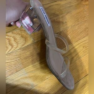 steve madden clear mules